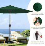 MEWAY 9ft Patio Umbrella Outdoor Table Umbrellas - Image 6