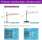 PURPLE LEAF 8' X 8' Patio Umbrella - Image 2
