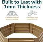 Sunnydaze 11.75" H Raised Metal Garden Bed - Image 2