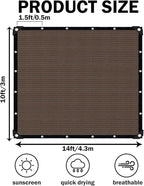 Mocha Sun Shade Cloth, Pergola Shade Cover - Image 2