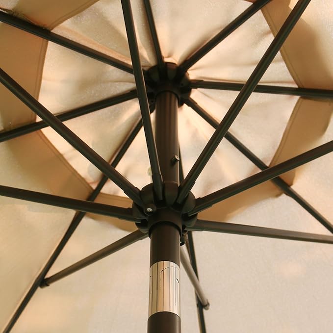 Sunnyglade 9' Patio Umbrella Outdoor Table Umbrella - Image 6