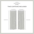 EXCLUSIVE HOME Cabana Solid Indoor/Outdoor Light Filtering Hook-and-Loop Tab - Image 10