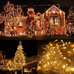 LJLNION 300 LED String Lights Outdoor Indoor, Extra Long 98.5FT Christmas Lights - Image 3