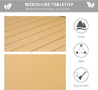 Outsunny 75" x 35" Outdoor Dining Table - Image 4