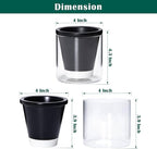 D'vine Dev 4 Inch Design Self Watering Planter - Image 3