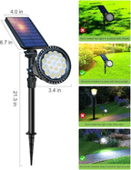 DBF Solar Spot Lights Outdoor Waterproof IP65, Cool White, 600LM High Bright - Image 9
