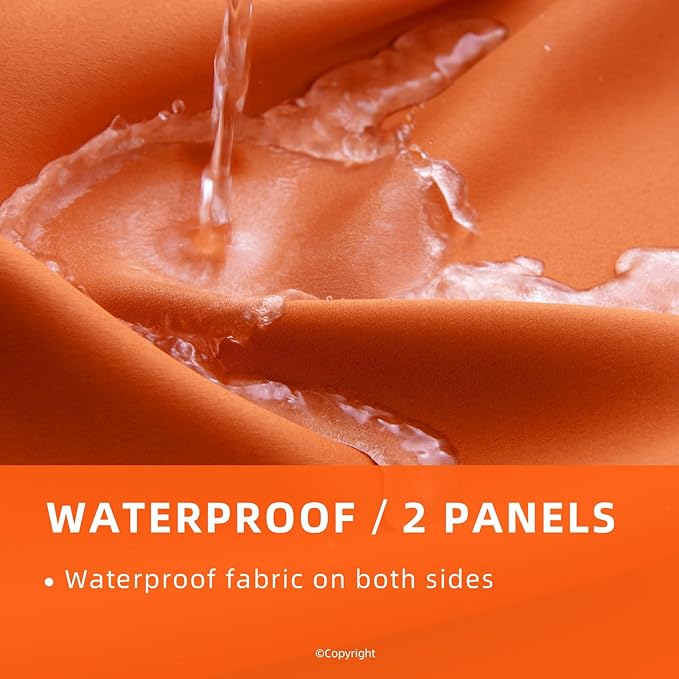 Waterproof Outdoor Curtain W105 x L108 - Image 2
