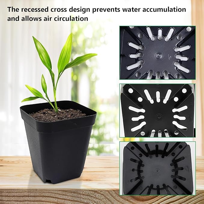 Square Nursery Pots 2.7 Inch, Seed Starting Pot - Image 4