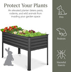 Best Choice Products 48x24x30in Galvanized Raised Garden Bed, Metal Elevated - Image 6