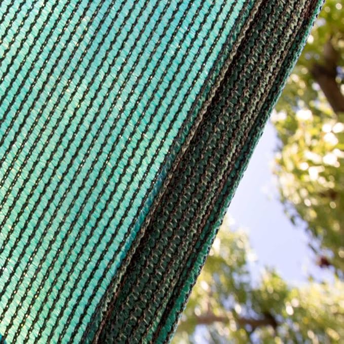 Amgo Custom Size 22' x 23' x 31.8' Green Right Triangle Sun Shade Sail UPF50+ - Image 9