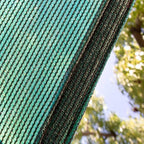 Amgo Custom Size 7' x 7' x 7' Green Triangle Sun Shade Sail UPF50+ AGTAPRT12 - Image 9