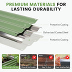 INNO STAGE Galvanized Raised Garden Bed Kit, Rust-Resistant & Easy Assembly - Image 4