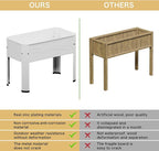 Raised Garden Bed with Detachable Tall Legs Elevated Metal Planter Box - Image 4