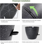 10 inch Self Watering Pots, Plant Pots - Image 4