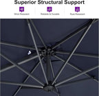 PURPLE LEAF Patio Umbrella - Image 6