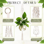6 Pcs Boho Macrame Plant Hanger - Image 4