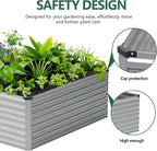 Vengarus 12x4x2FT Galvanized Raised Garden Bed Kit, Large Rectangle Elevated - Image 3
