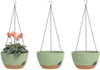 Hanging Planters 3-Pack, 8 Inch Self-Watering Hanging Pots by Unknown