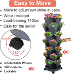 DUNCHATY Stackable Planter, Vertical Strawberry Planter - Image 2