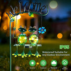 HONGLAND Solar Lights Outdoor Waterproof, Frog Swing Garden Decor, Frog - Image 4