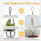 35 Inch Macrame Plant Hanger, Large - Image 6