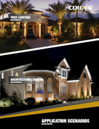 COLOER Brass Landscape Spotlights, 6 Pack Spotlight Fixture Outdoor - Image 7