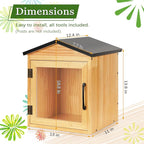 Outdoor Library Outdoor Book Box Storage Small Wooden Cabinet Little Literature - Image 2