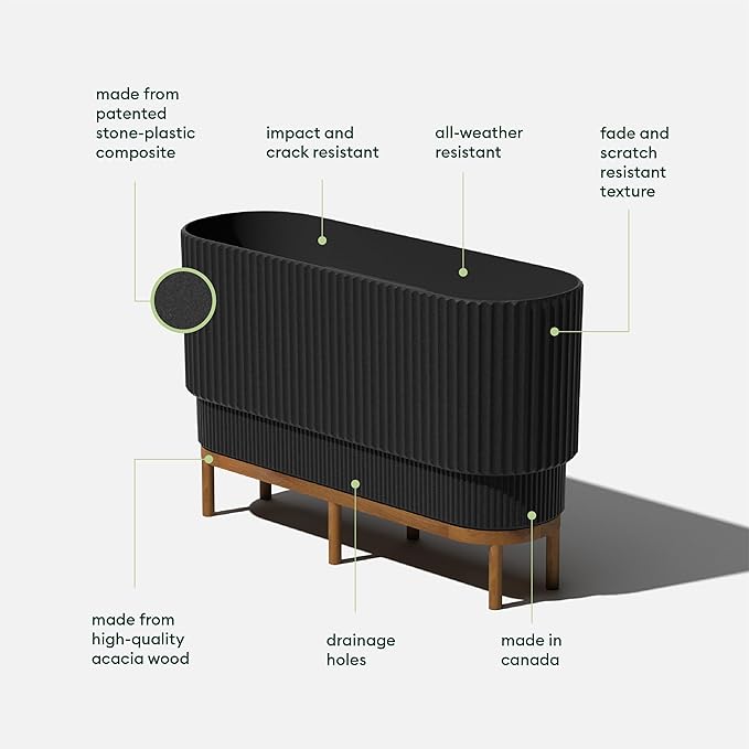 Veradek Demi Series Raised Long Planter - Image 4