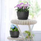 12/10/9 inch Large Flower Pots, 3 Set Big Plant Pots - Image 7