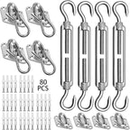 Sun Shade Sail Hardware Kit 6 Inch by HYASIA