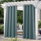 NICETOWN Greyish Blue Outdoor Curtains by NICETOWN