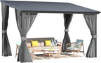 AECOJOY 12'x8' Outdoor Hardtop Gazebo Pergola - Image 7