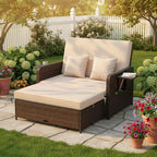 Tangkula Patio Rattan Daybed - Image 2