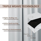 NICETOWN Exterior Winter White Outdoor Curtain - Image 6