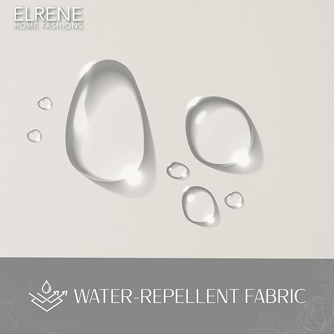 Elrene Home Fashions Matine Weatherproof Tab-Top Indoor/Outdoor Solid Color - Image 5