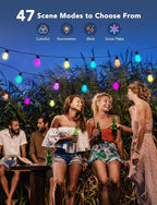 Govee Smart Outdoor String Lights H7016, 96ft RGBIC Outdoor Lights - Image 4