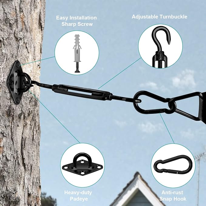 Sun Shade Sail Hardware Kit 6 Inch - Image 3