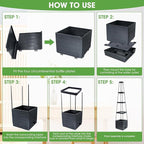 2 Pack Raised Garden Bed Planter Box - Image 8
