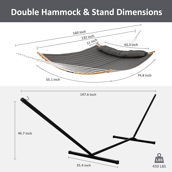 SUNCREAT Double Portable Hammock - Image 6
