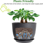 12inch Large Plant Pot, Modern Plastic Planter - Image 4