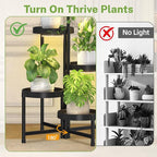 iDavosic.ly 5 Tier Folding Plant Stand Indoor Outdoor - Image 5