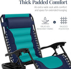 Best Choice Products Oversized Padded Zero Gravity Chair, Folding Outdoor Patio - Image 5