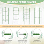 Legigo 8-Pack Tomato Cage for Garden Plant Support- Up to 48inch Garden Stakes - Image 5