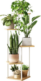 Tall Plant Stand Indoor 5 Tiered Plant Shelf by Gentingbro