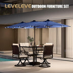 LEVELEVE 14FT Large Patio Patio Umbrella - Image 6