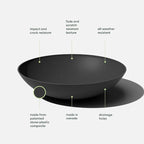 Veradek Mason Series Lane Bowl Planter| - Image 3
