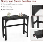 Stoog 3-Pieces Patio Bar Set, All-Weather HIPS Outdoor Bar Stools Set of 2 - Image 5