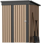 Greesum 5×3FT Outdoor Storage Shed, Metal Patio Storaged Sheds - Image 8