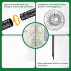 2 Pack Spiral Trellis for Climbing Plants Outdoor, 45 Inch Tall Heavy Duty - Image 5