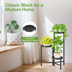 iDavosic.ly Plant Stand Indoor Outdoor, 3 Tier Corner Metal Flower Display - Image 6